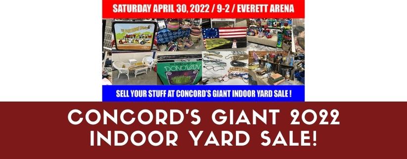Concord's Giant 2022 Indoor Yard Sale