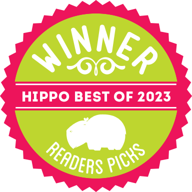 Hippo Best of 2023 Winner Badge for Concord O Steaks & Seafood that was voted Best Mac & Cheese.