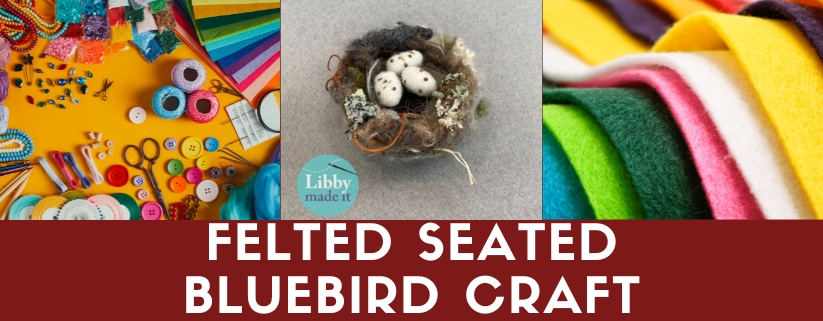 Felted Seated Bluebird With Libby Mortensen