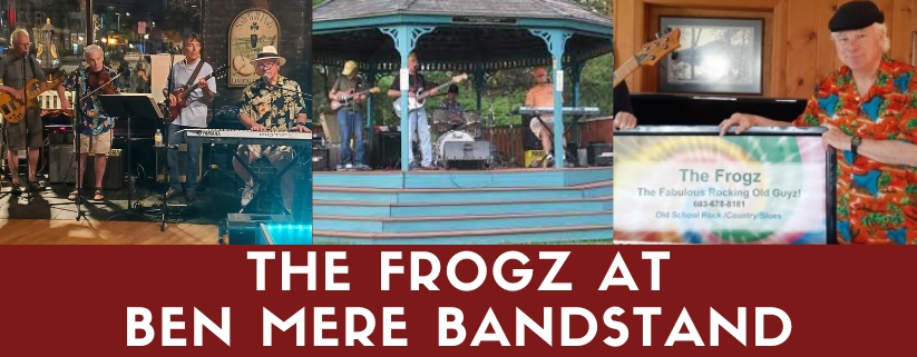 The FROGZ (The Fabulous Rocking Old Guyz) at Ben Mere Bandstand