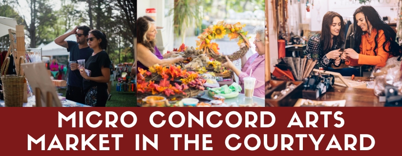 Micro Concord Arts Market in the Courtyard