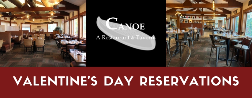 Valentine's Day Reservations at Canoe Restaurant and Tavern in Center Harbor