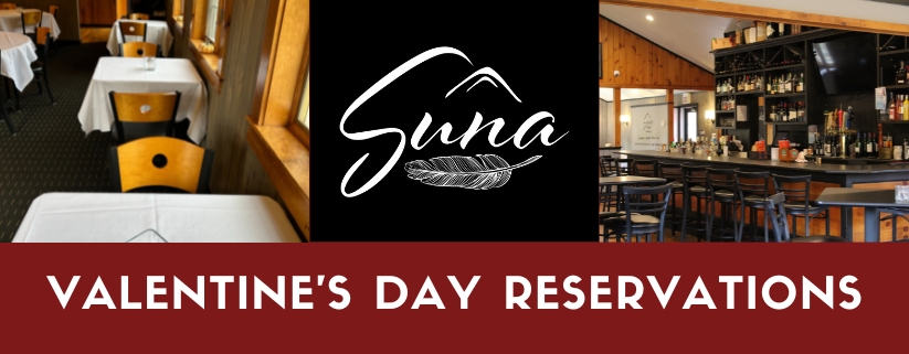 Valentine's Day Reservations at Suna Restaurant in Sunapee