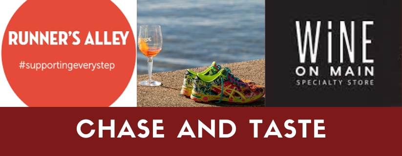 Chase and Taste a Runner's Alley and Wine on Main collaboration