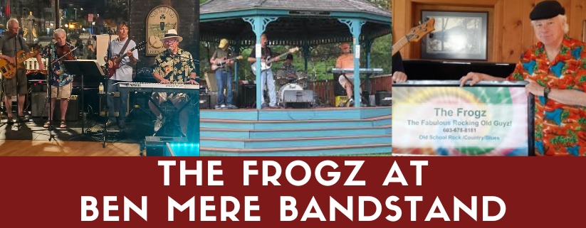 The FROGZ (The Fabulous Rocking Old Guyz) at Ben Mere Bandstand