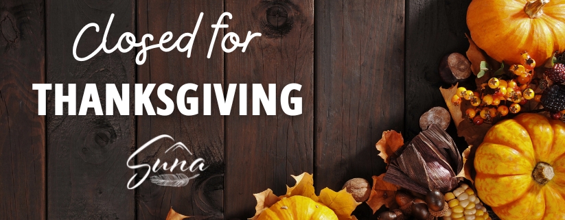 Suna Restaurant Closed for Thanksgiving