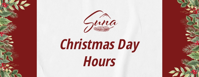 Christmas Day Hours at Suna Restaurant