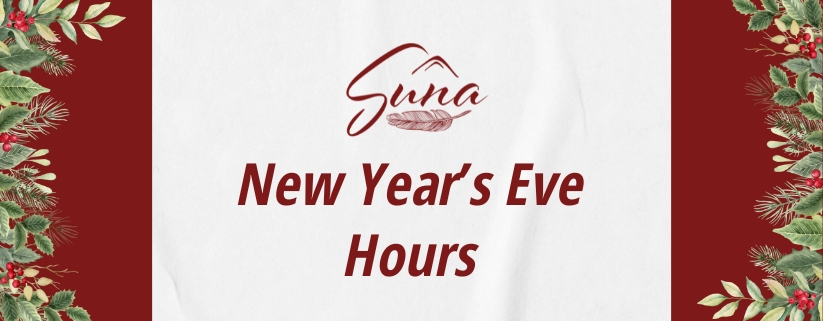 New Year's Eve Hours at Suna Restaurant