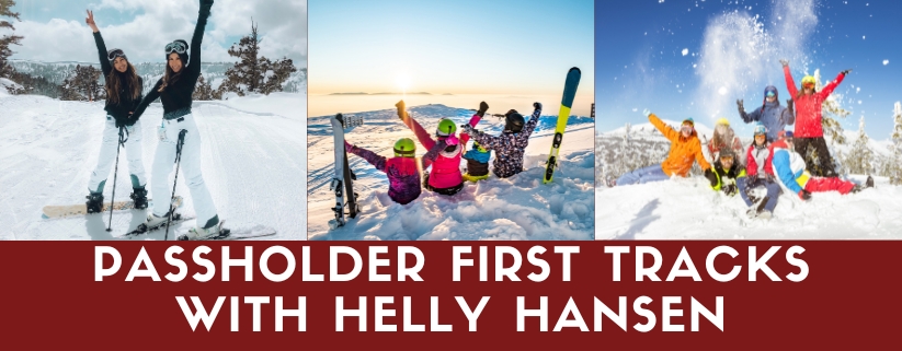 Passholder First Tracks with Helly Hansen