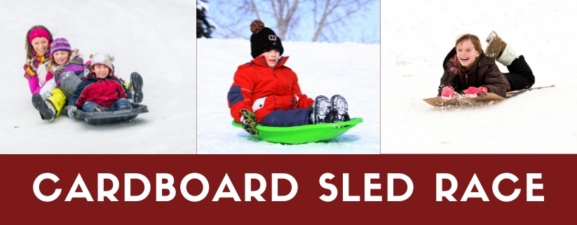 Cardboard Sled Race