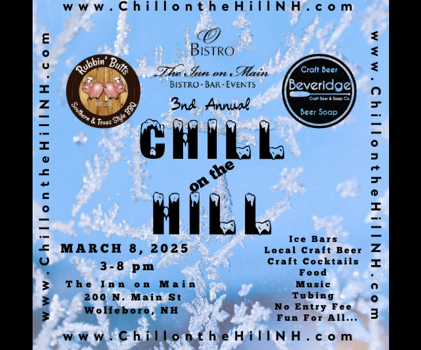 Third annual Chill on the Hill Event at The Inn on Main in Wolfeboro, New Hampshire.